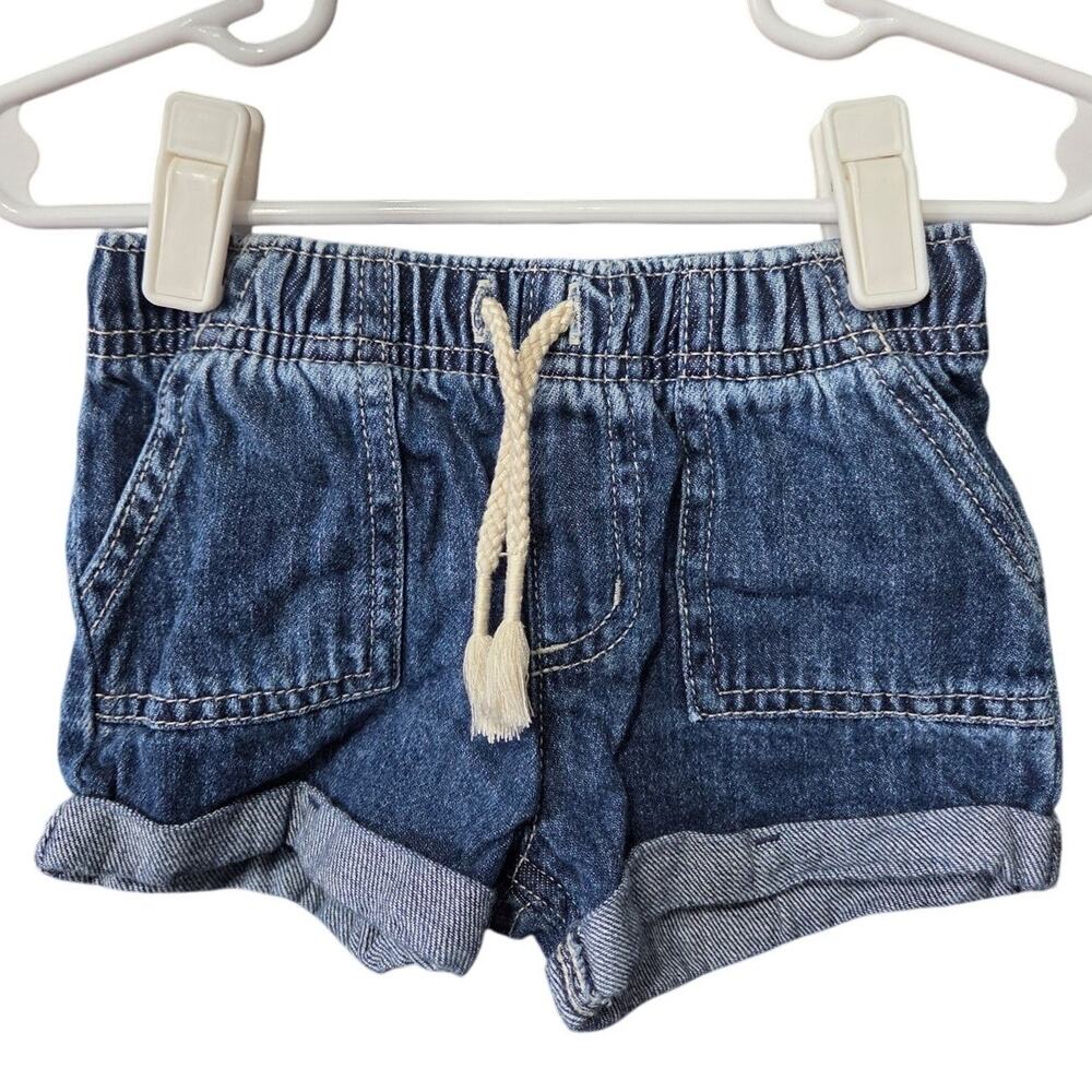 Cuffed Pull-On Denim Shorts - Cat & Jack - 18mo